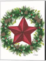 Christmas Wreath Fine Art Print