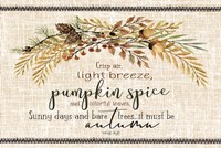 It Must be Autumn Fine Art Print