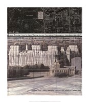 Wrapped Reichstag Project for Berlin Fine Art Print