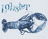 Beach House Kitchen Blue Lobster Fine Art Print