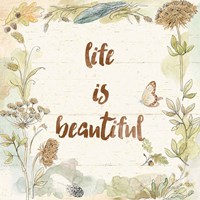 Woodland Wreath V Life Fine Art Print