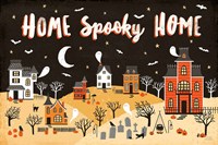 Spooky Village II Fine Art Print