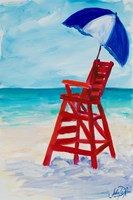 Lifeguard Post I Fine Art Print