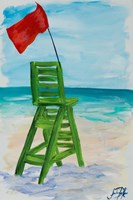 Lifeguard Post II Fine Art Print
