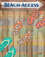 Woody Beach Access Fine Art Print
