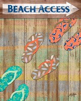 Woody Beach Access Fine Art Print