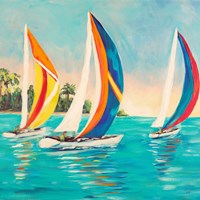 Sunset Sails I Fine Art Print