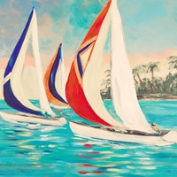 Sunset Sails II Fine Art Print