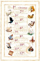 12 Days of Christmas  (vertical) Fine Art Print