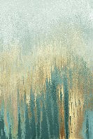 Teal Golden Woods Fine Art Print