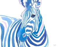 Vibrant Zebra Fine Art Print