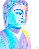 More Vibrant Buddha Fine Art Print