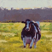 Fat Cow in the Field Fine Art Print