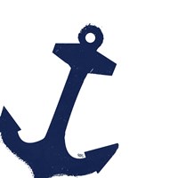 Coastal Navy on White III Fine Art Print