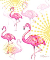 A Vision of Flamingos Fine Art Print