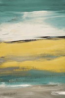 Flatlands Teal Fine Art Print