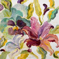 Lyrical Garden I Framed Print