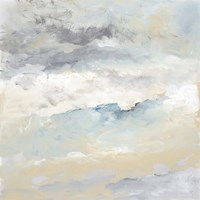 Sea Meets Sky I Framed Print