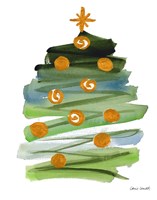 Abstract Christmas Tree II Fine Art Print