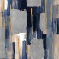 Indigo Woodlands II Framed Print