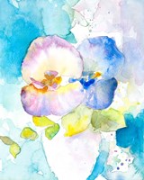 Abstract Vase of Flowers II Framed Print