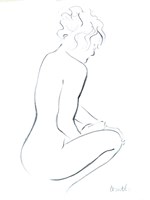 Contemplating Female I Fine Art Print