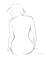 Contemplating Female II Fine Art Print