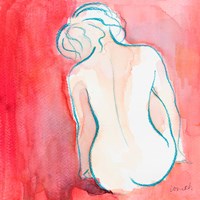 Female Watercolor Figure I Framed Print