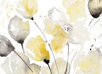 Neutral Abstract Floral II Fine Art Print