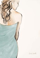 Contemplative Woman I Framed Print