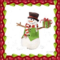 Christmas Snowman II Framed Print
