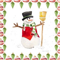 Christman Snowman IV Fine Art Print