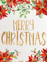 Holiday Poinsettias II Fine Art Print