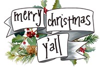 Merry Christmas Y'all Fine Art Print