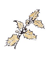 Holly with Berries I Framed Print