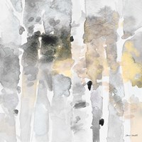 Up to the Northern Skies Grey I Framed Print