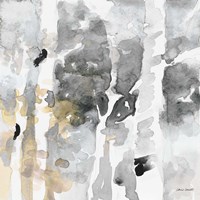 Up to the Northern Skies Grey II Framed Print