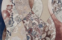 Neutral Paisley Coalescence Fine Art Print