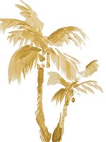Gold Palms II Framed Print
