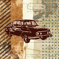 Retro Ride I Fine Art Print