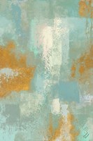 Escape into Teal Abstraction I Fine Art Print