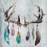 Feathery Antlers II Fine Art Print