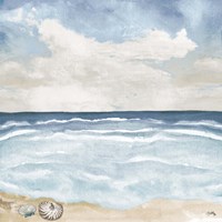 Evening Coast View I Fine Art Print