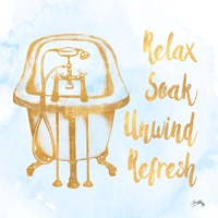 Bath Inspiration I Framed Print