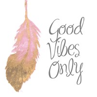 Good Vibes And Smiles II Framed Print