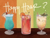 Happy Hour Drinks Fine Art Print