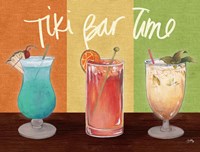 Tiki Bar Time Fine Art Print