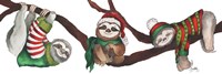 Christmas Sloths Fine Art Print