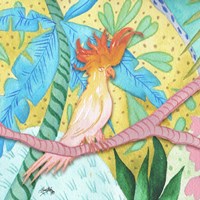 Playful Parrot Fine Art Print