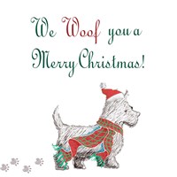 Woof Holiday Pack II Fine Art Print